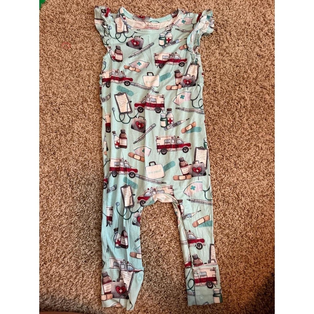 Posh Peanut Healthcare Romper 2t